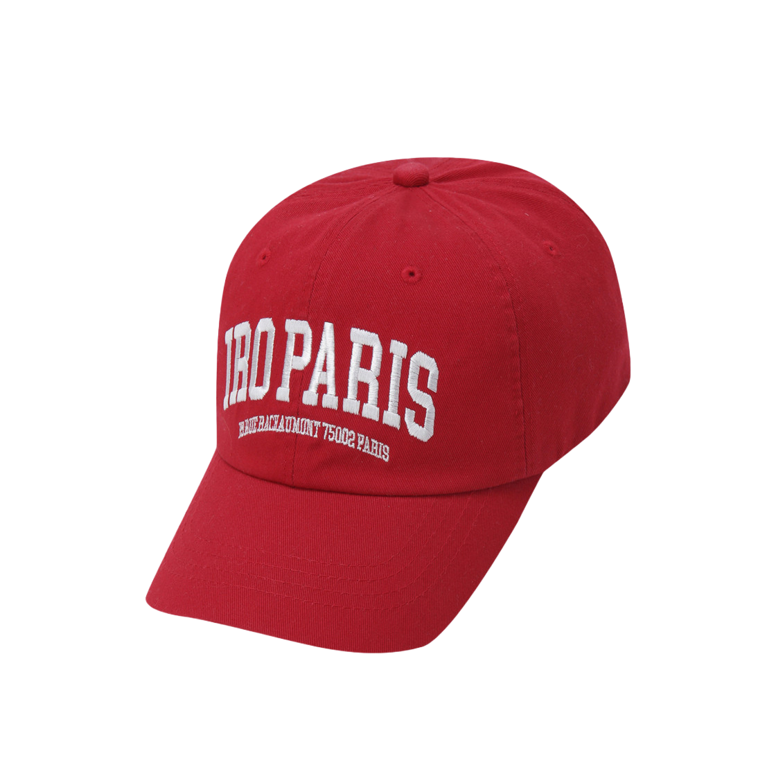 이로 클럽 드 파리 에디션 코튼 볼캡 레드(Iro Club De Paris Edition Cotton Ball Cap Red)