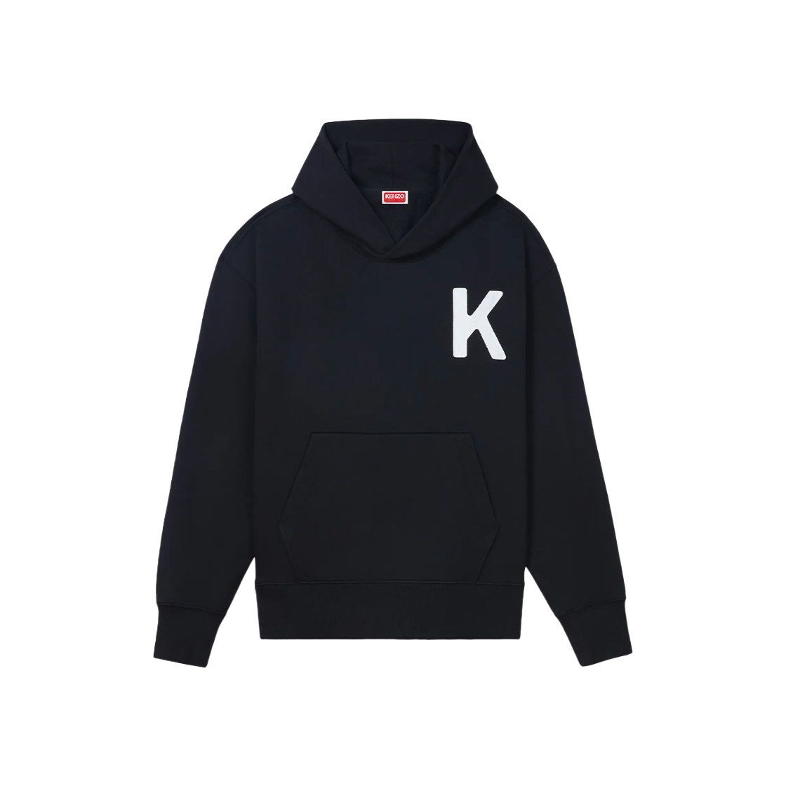 KM4DTSHKZ16BK Kenzo Lucky Tiger Oversize Hoodie Black - 24FW - 대표 이미지 #1