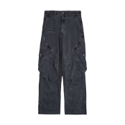 Ignota Core:9 Washed Cargo Pants Charcoal