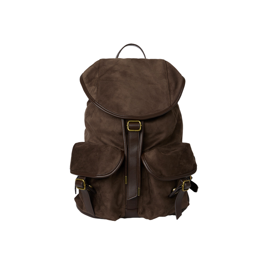 르아브 앨버트 스웨이드 럭색 브라운(LEARVE Albert Suede Rucksack Brown)