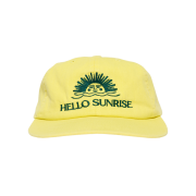 Hello Sunrise Washed OG Logo 6panel Cap_Lemon