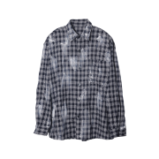NON FLOOR Painter's Over Shirts Navy