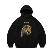 Suade Huh Leopard hoodie Black