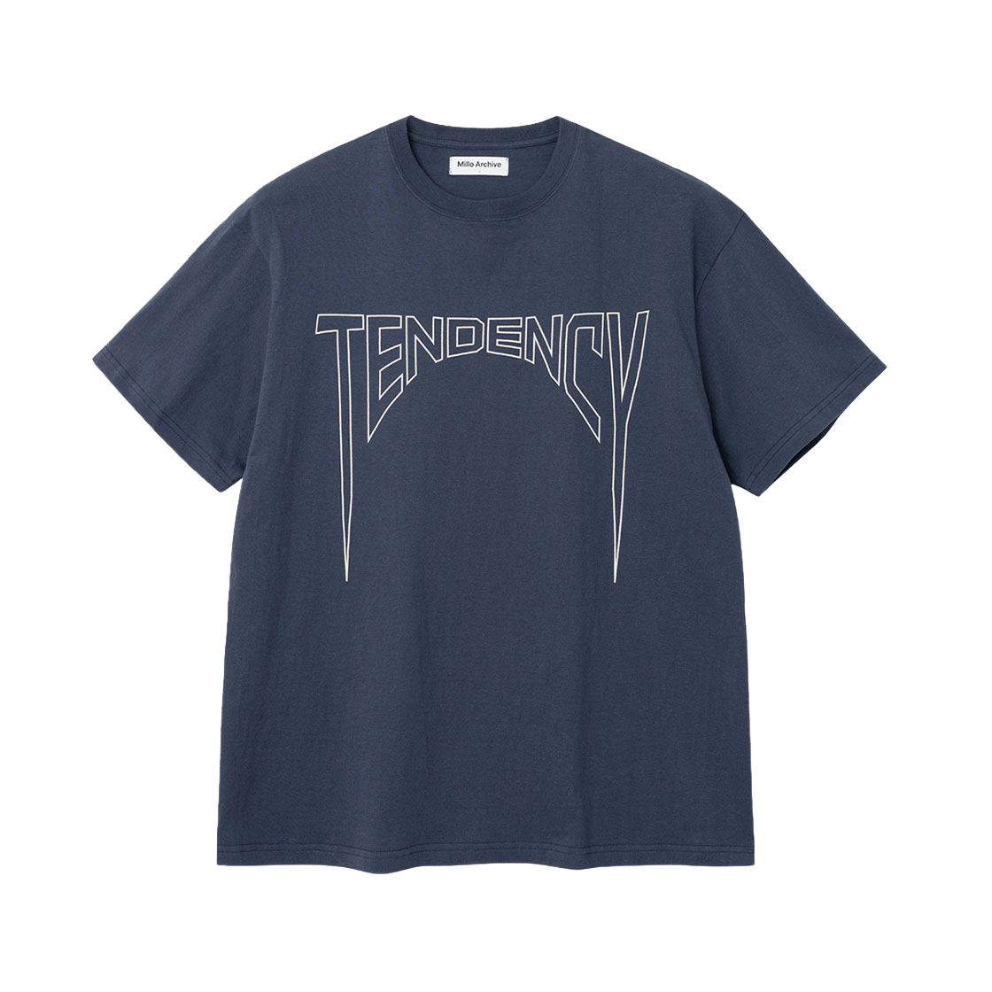 밀로 아카이브 텐덴시 티셔츠 딥 블루
