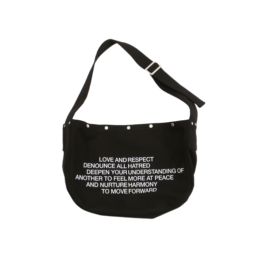 SE24SBG01BK Surface Edition Love Newspaper Bag Black