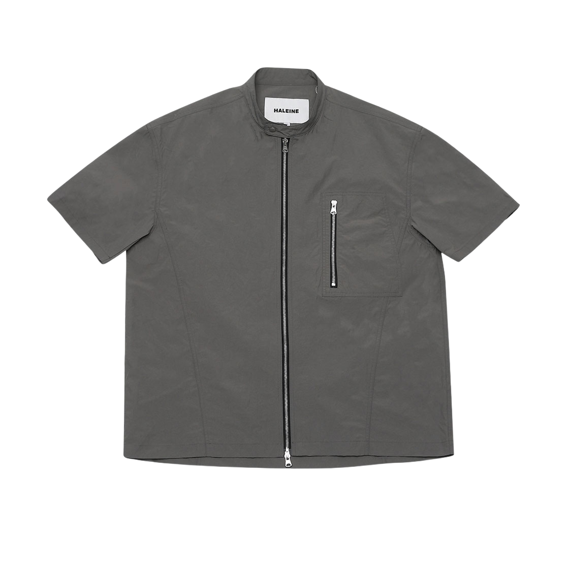 VT218 [KREAM 단독] Haleine Biker Zipup 1/2 Shirt Grey (VT218) - 대표 이미지 #1