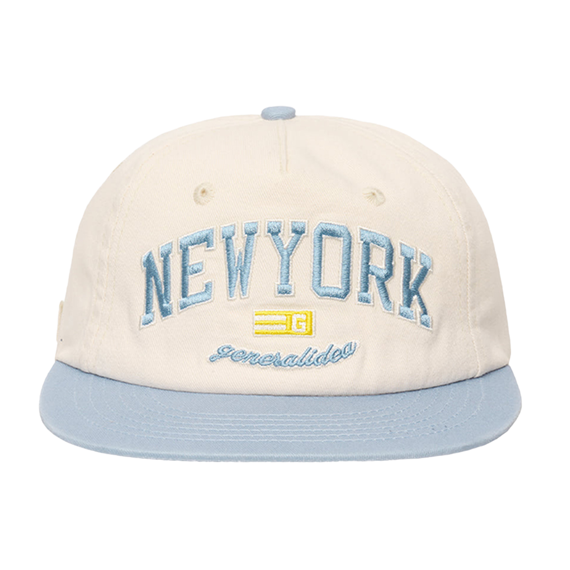 제너럴아이디어 유니섹스 뉴욕 레트로 볼캡 크림(General Idea Unisex New York Retro Ball Cap Cream)