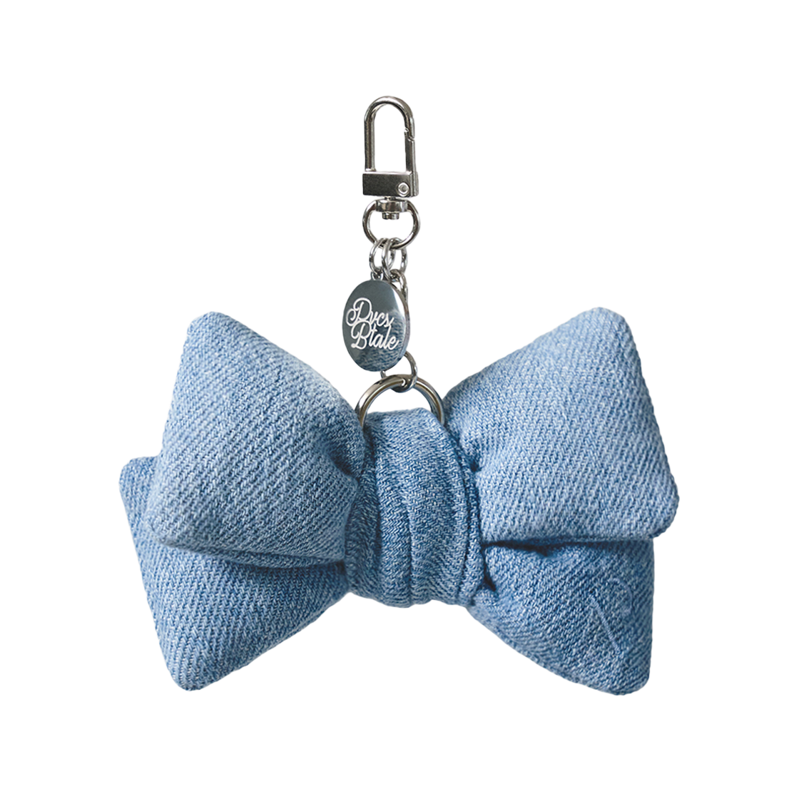 [KREAM 단독] PVCS x 블루밍테일 리본 데님 키링 연청([KREAM 단독] PVCS x Bloomingtale Ribbon Denim Keyring Light blue Denim)