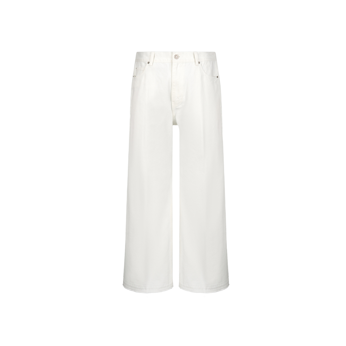 NWA5SDP71WT (W) Noice Washed Flared Jeans White