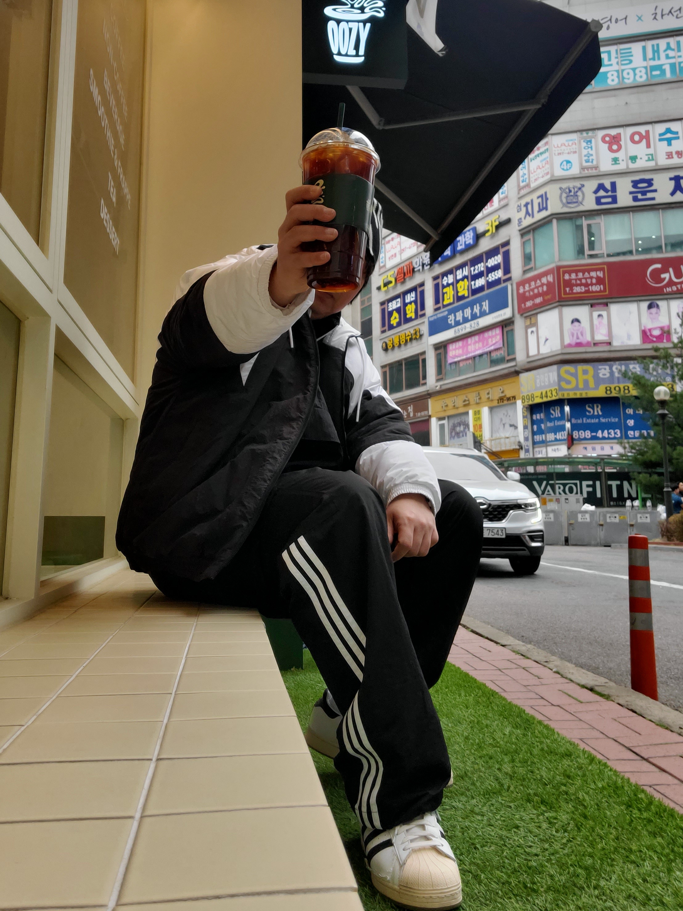 Adidas x Taegeukdang Superstar White Black, Adidas Squadra 21 Long Sleeve Jersey White - KR Sizing 착용 스타일 - 2