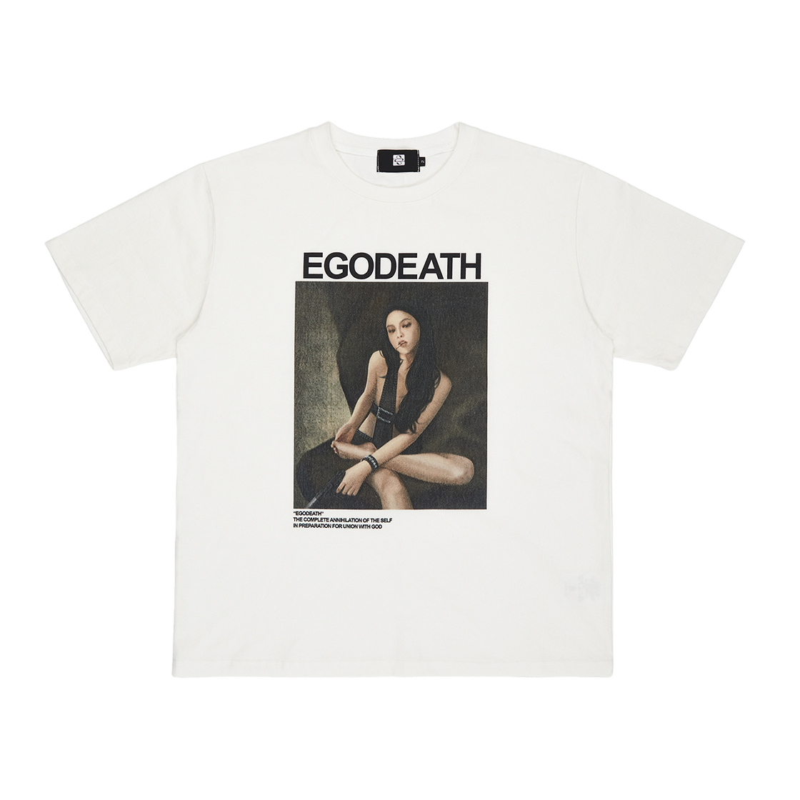 ◆SUNDAYOFFCLUB◆ Egodeath Oversized Tshirt Off White Short Egodeath Oversized T-shirt - Off White - SUNDAYOFFCLUB