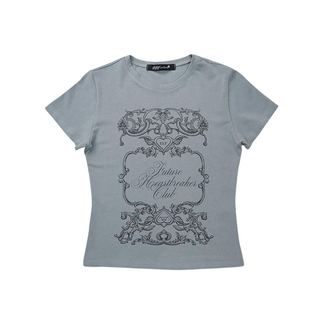 【elfelfelfarchives】HEARTBREAKERS CLUB TSHIRTS 엘프엘프엘프 아카이브스 하트브레이커스 클럽 티셔츠 아이보리