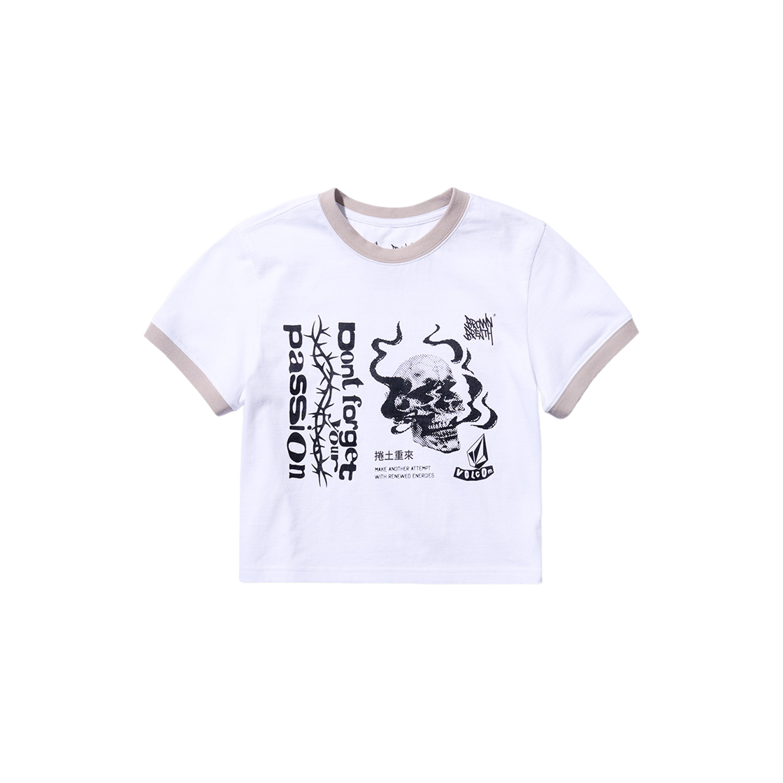 ★BROWNBREATH★ VXB CROP TEE WHITE BROWNBREATH 브라운브레스