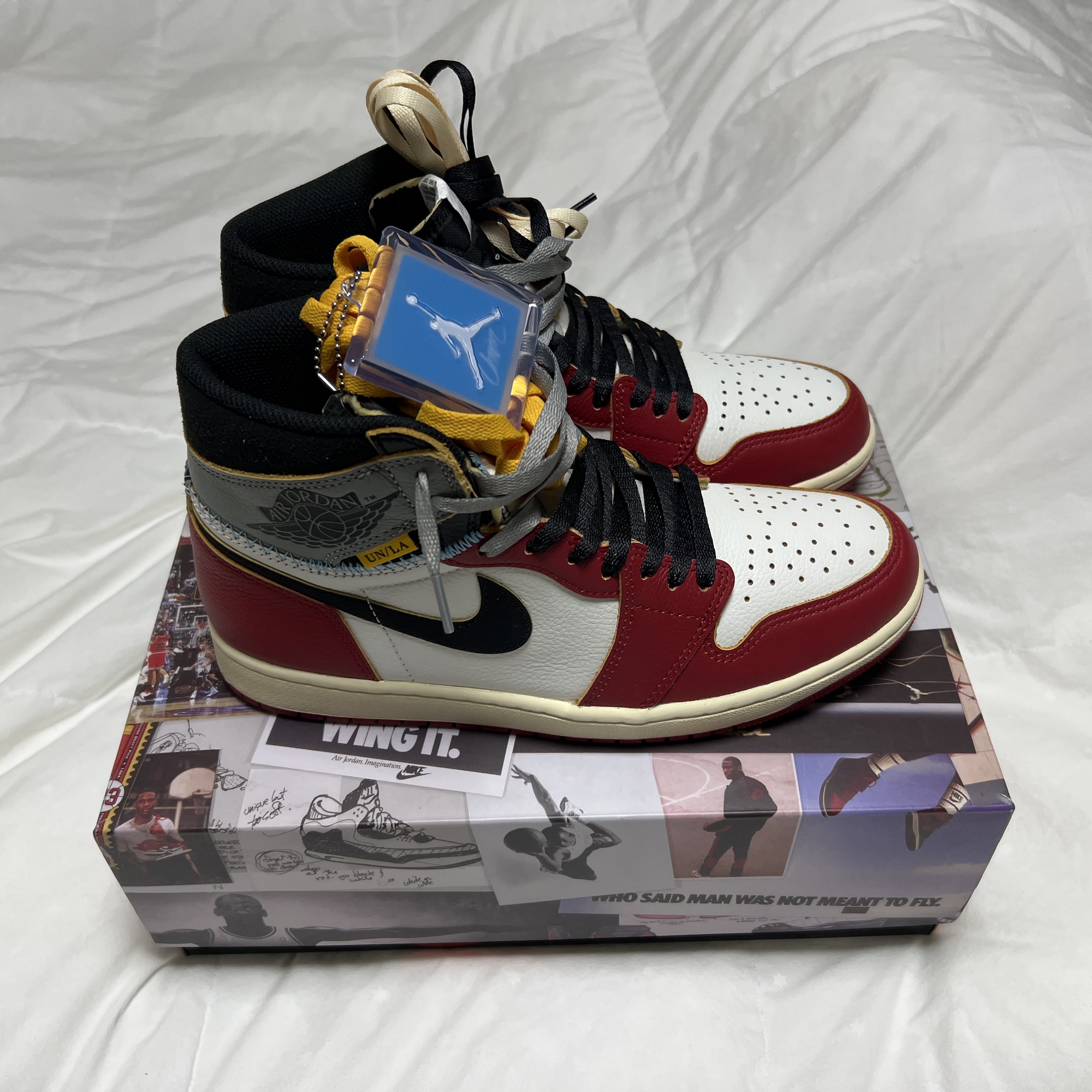 Jordan 1 x Union Retro High OG Chicago Shadow 착용 스타일