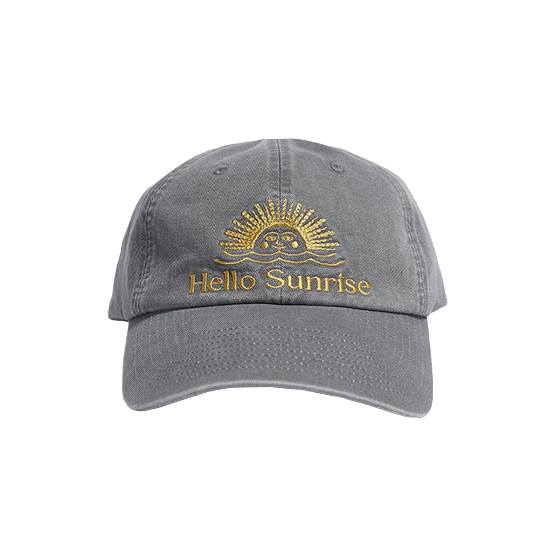 헬로선라이즈 워시드 오지 로고 볼캡 그레이(Hello Sunrise Washed OG Logo Ball Cap Gray)