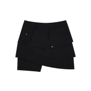 Safarispot S Clef Wrap Skirt Pants Black