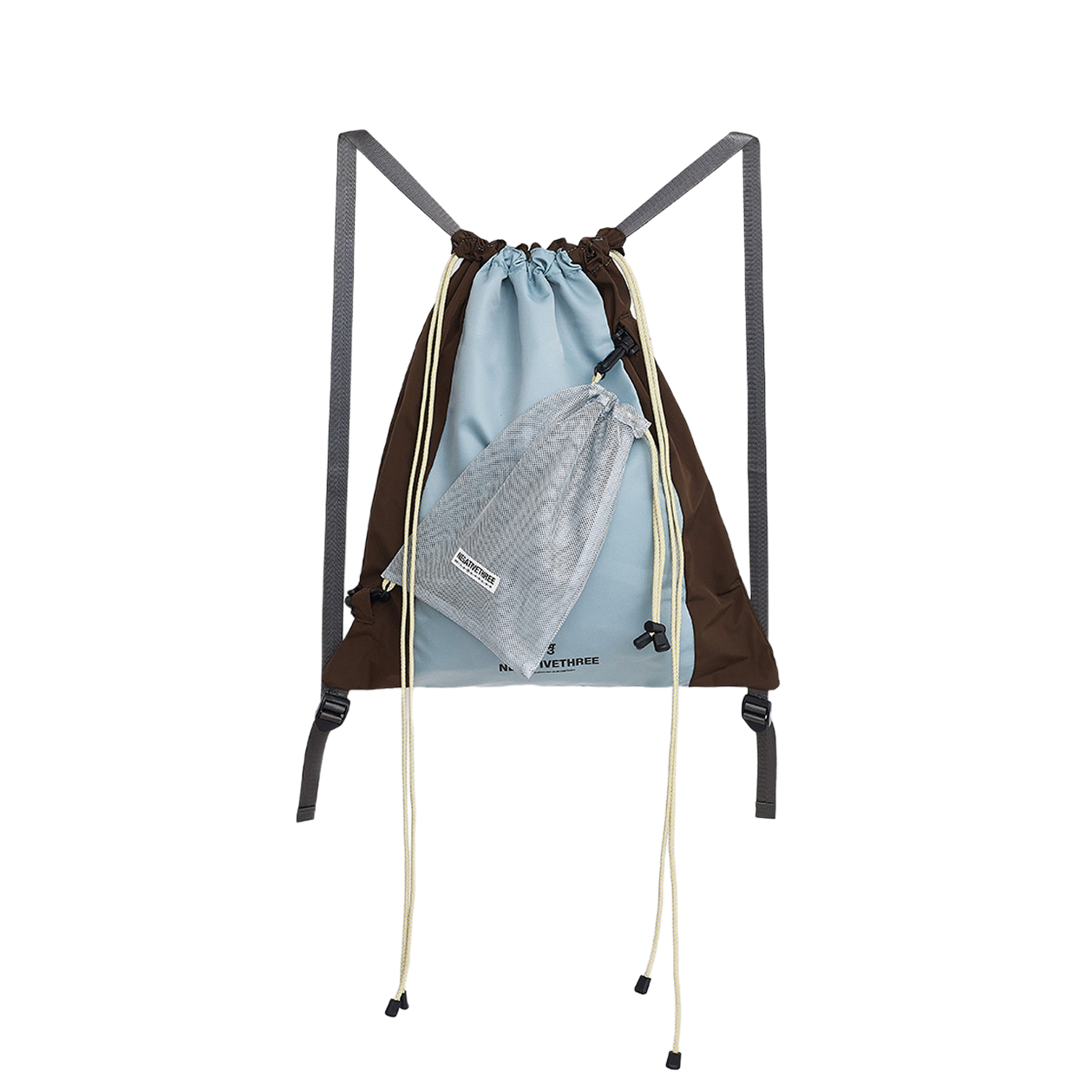 [6% 적립] 네거티브쓰리 카배스탠 짐 색 스카이블루([6% 적립] NegativeThree Cabestan Gym Sack Sky Blue)