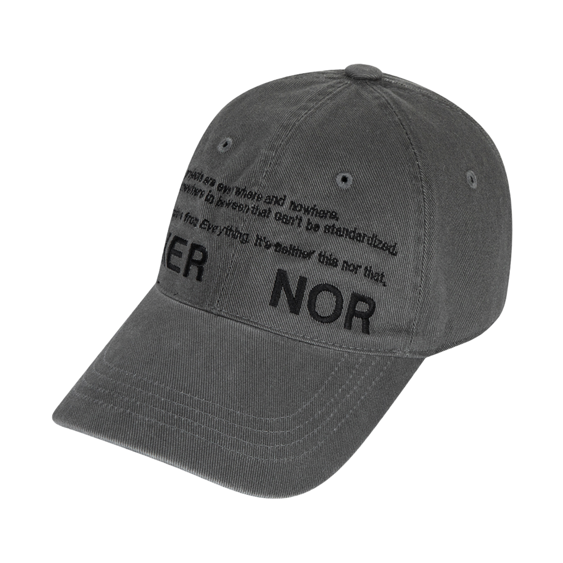 니어노어 캡 차콜(NIIER NOR Cap Charcoal)