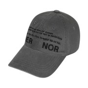 NIIER NOR Cap Charcoal