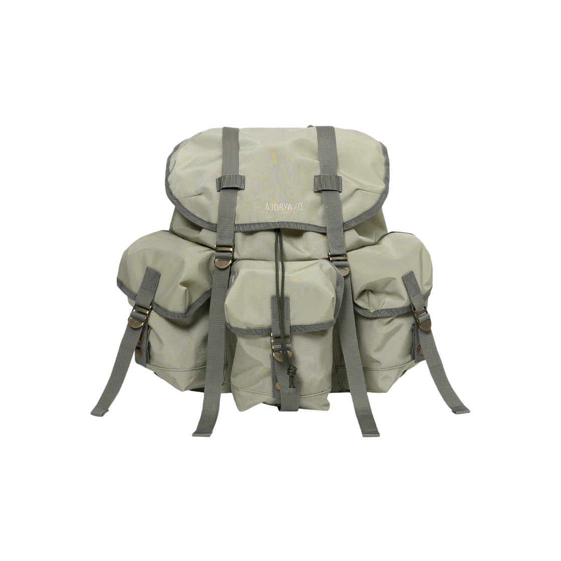 AJ242BG001LG Ajobyajo Nylon Alice Pack Light Grey