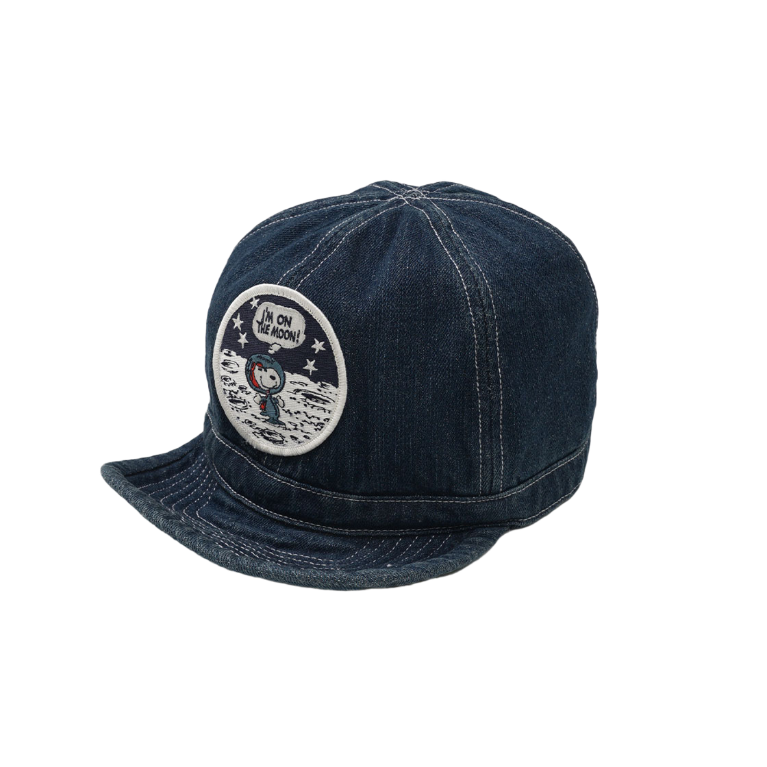6865IN Houston Japan x PEANUTS Denim Army Cap Astronauts IIndigo One Wash 6865IN