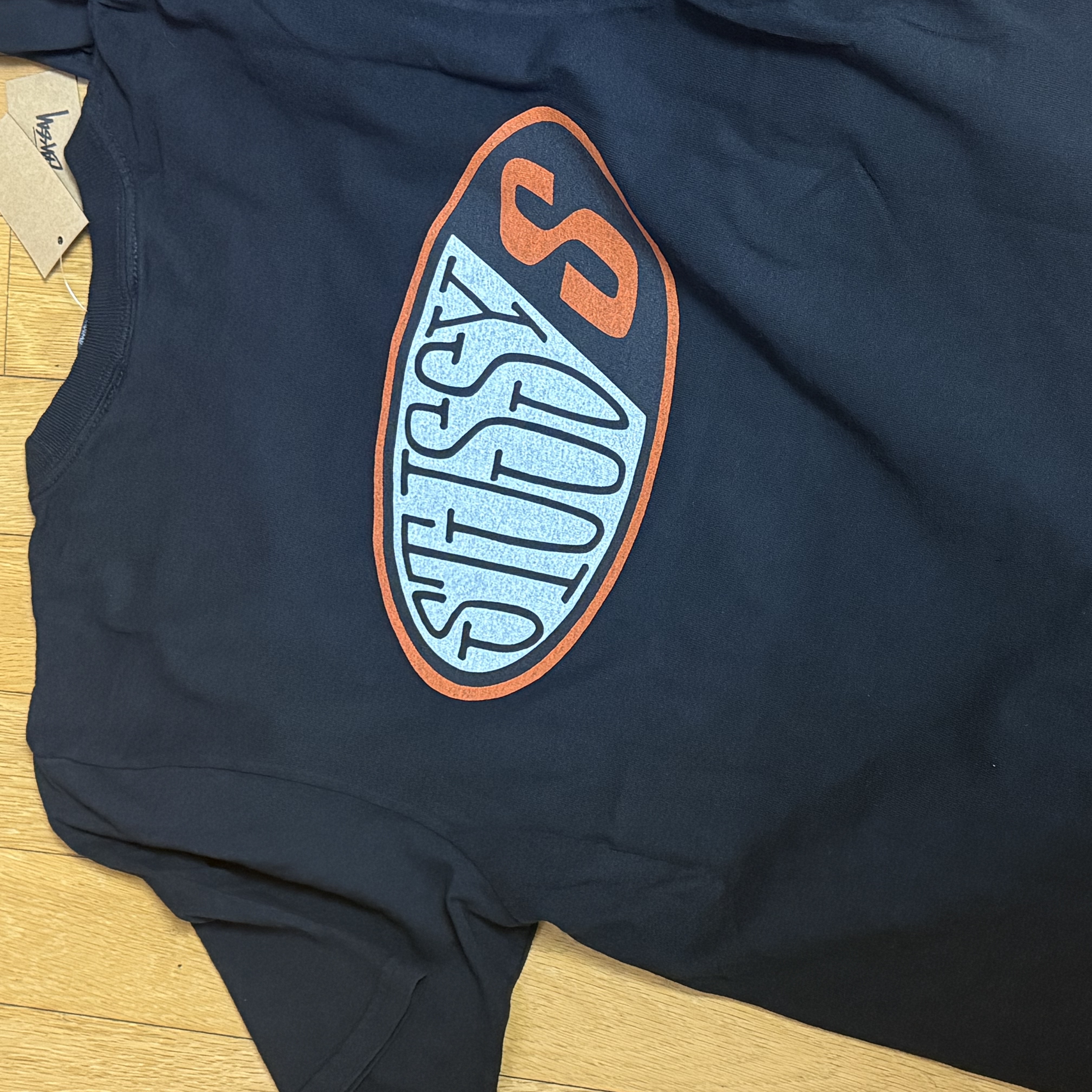 Stussy Pitstop Pigment Dyed T-Shirt Black 착용 스타일
