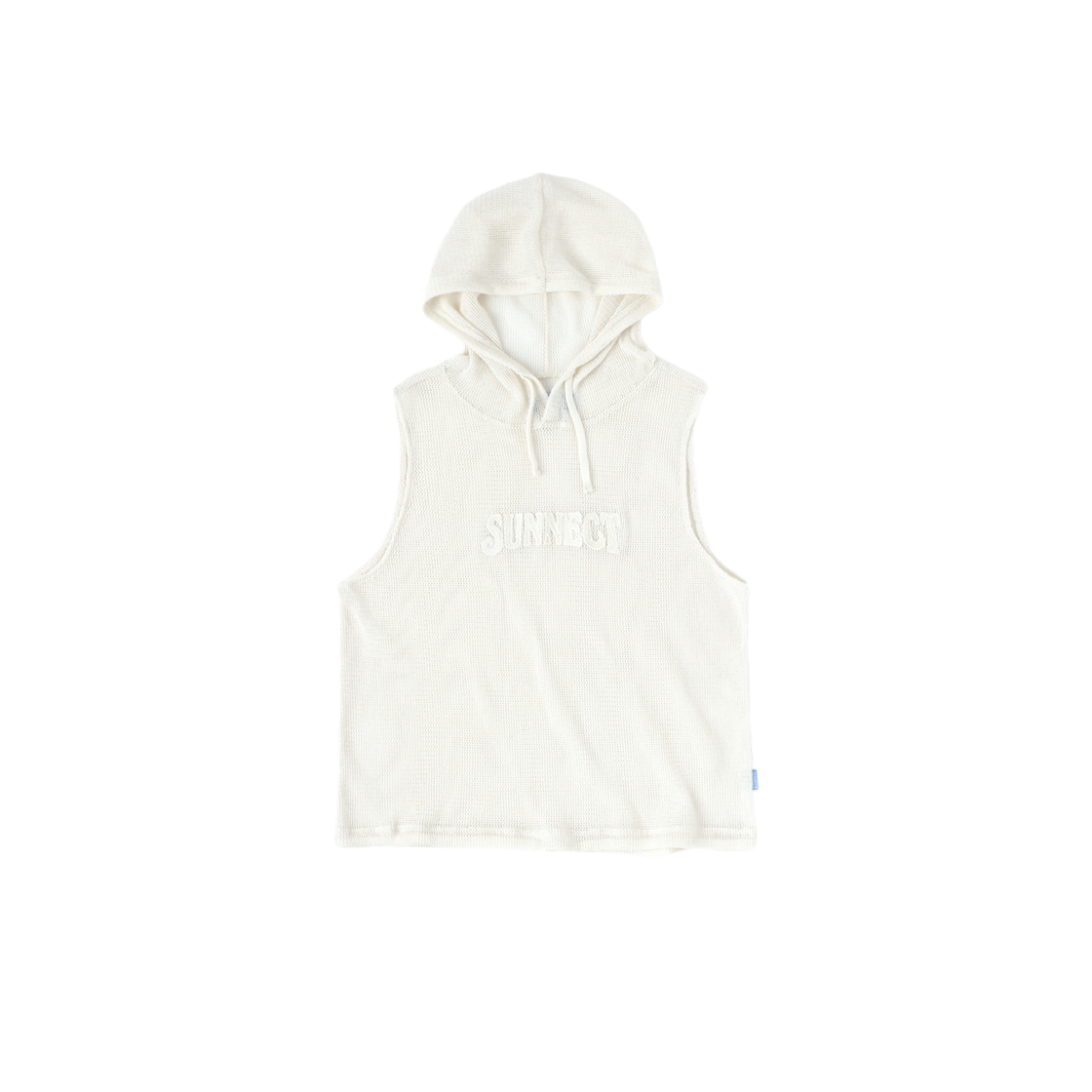 써넥트 메쉬 후드 슬리브리스 내츄럴