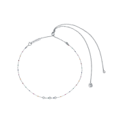 Sentiments No.338 Parti-Colored Necklace Silver