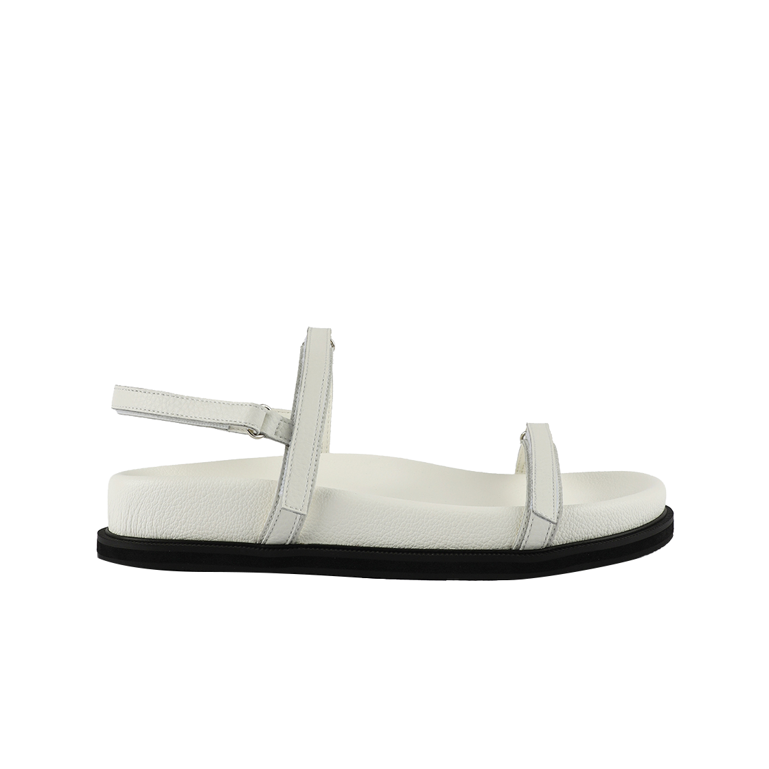 MD0294_1 Moodnight Jason Slim Velcro Platform Sandals Ivory - 대표 이미지 #1