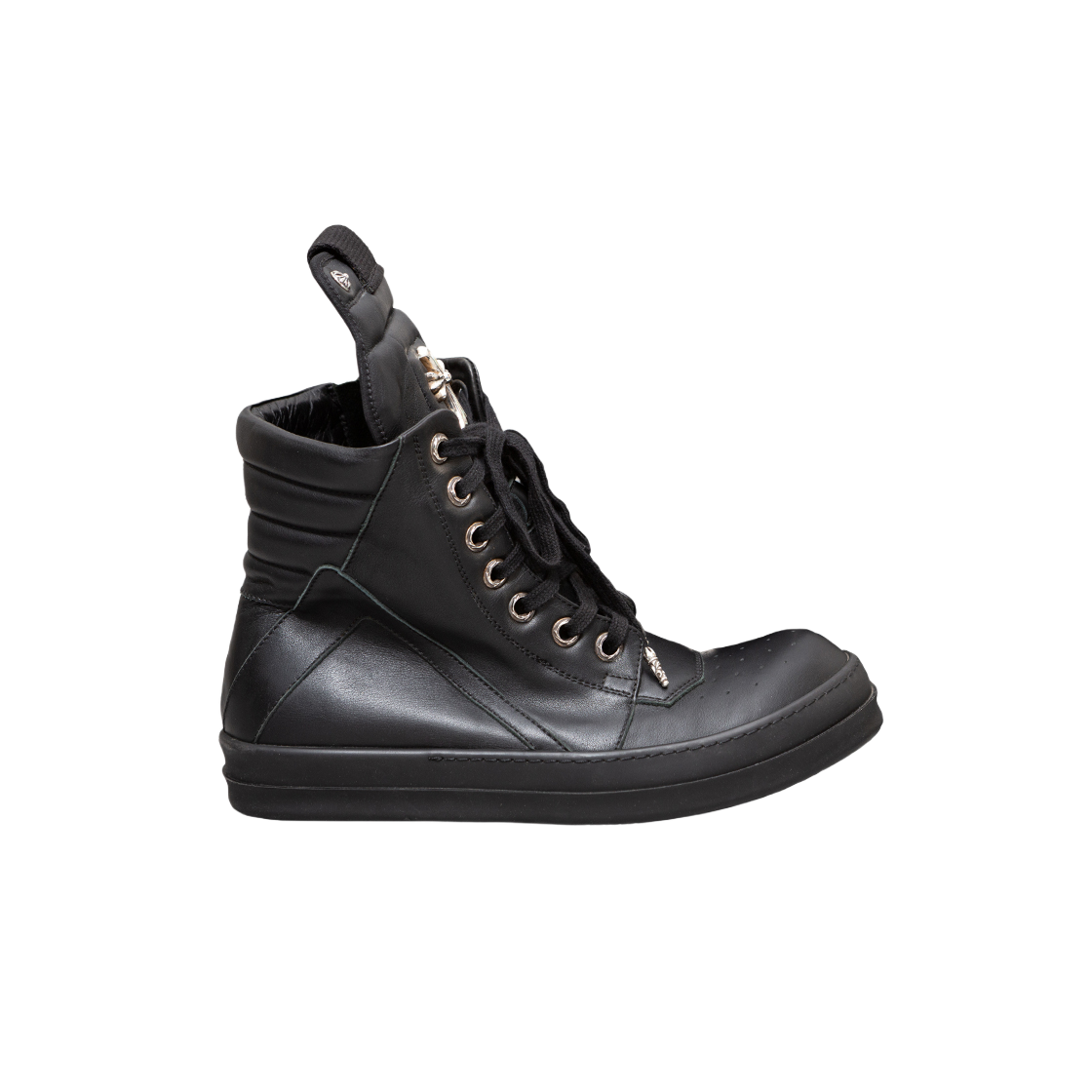 140 111 100 Hansroom Chrome Hearts x Rick Owens Geobasket High-top Sneakers Leather & 925