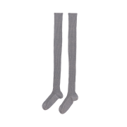 Baserange Women Overknee Socks Grey Melange - 24FW