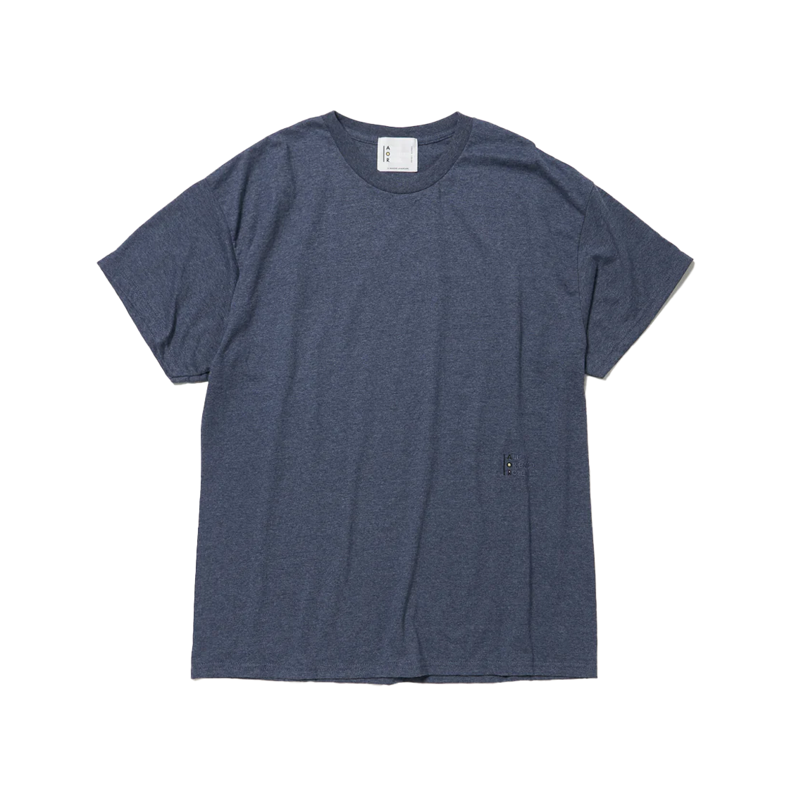KM5BTSSAR04NY AOR LA T-Shirt Heather Navy - 25SS