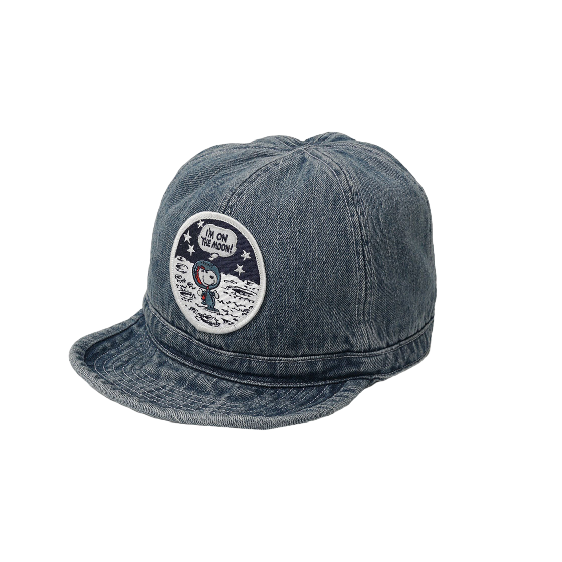 6865IVW Houston Japan x PEANUTS Denim Army Cap Astronauts Indigo Vintage Wash 6865IVW