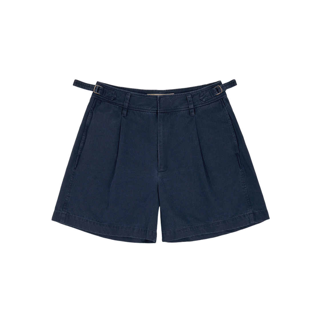 헬로선라이즈 워시드 코튼 숏츠 네이비(Hello Sunrise Washed Cotton Shorts Navy)