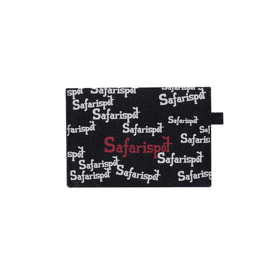 사파리스팟 얼티메이트 로고 데님 카드 월렛(Safarispot Ultimate Logo Denim Card Wallet)