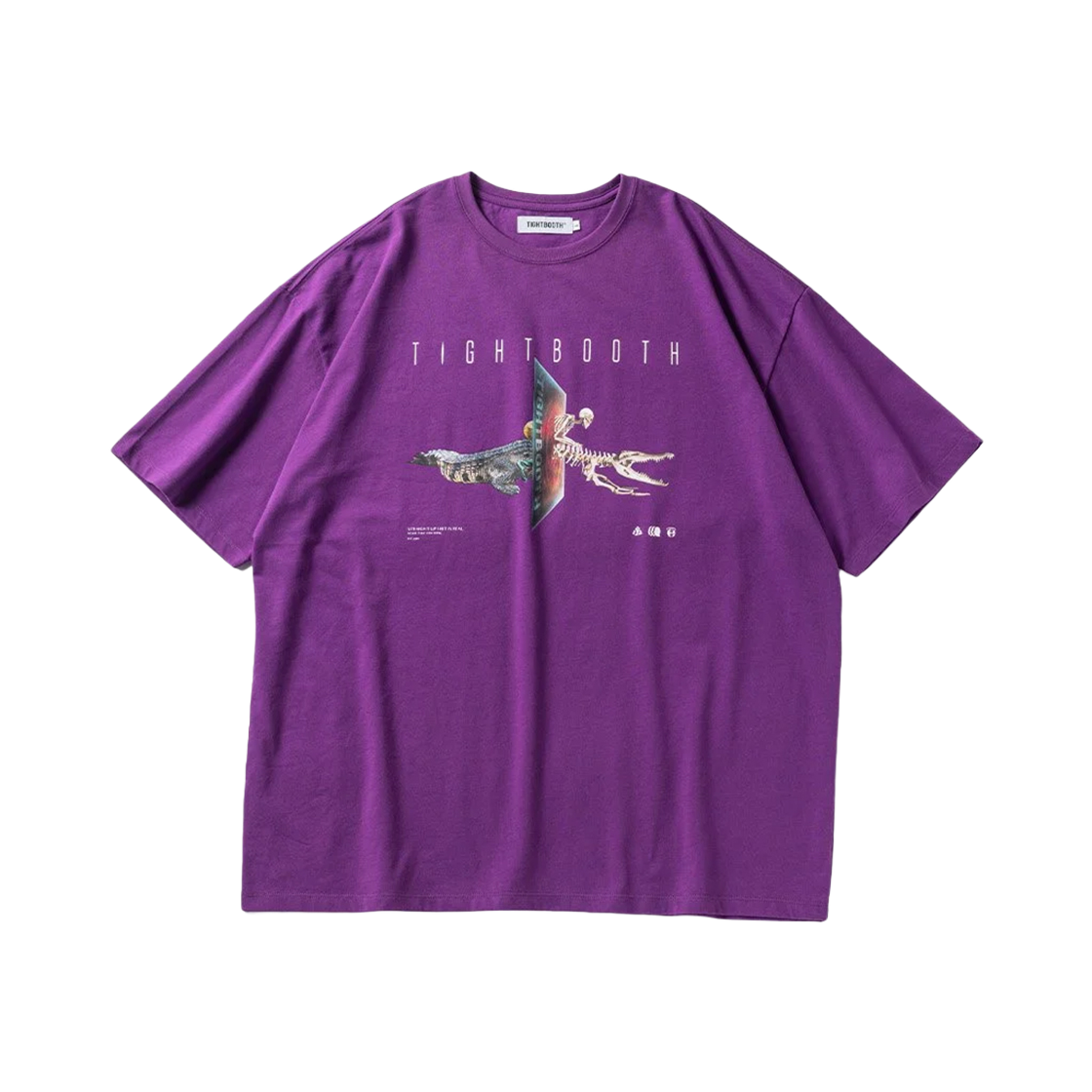 타이트부스 이니셜라이즈 티셔츠 퍼플(Tightbooth Initialize T-Shirt Purple)