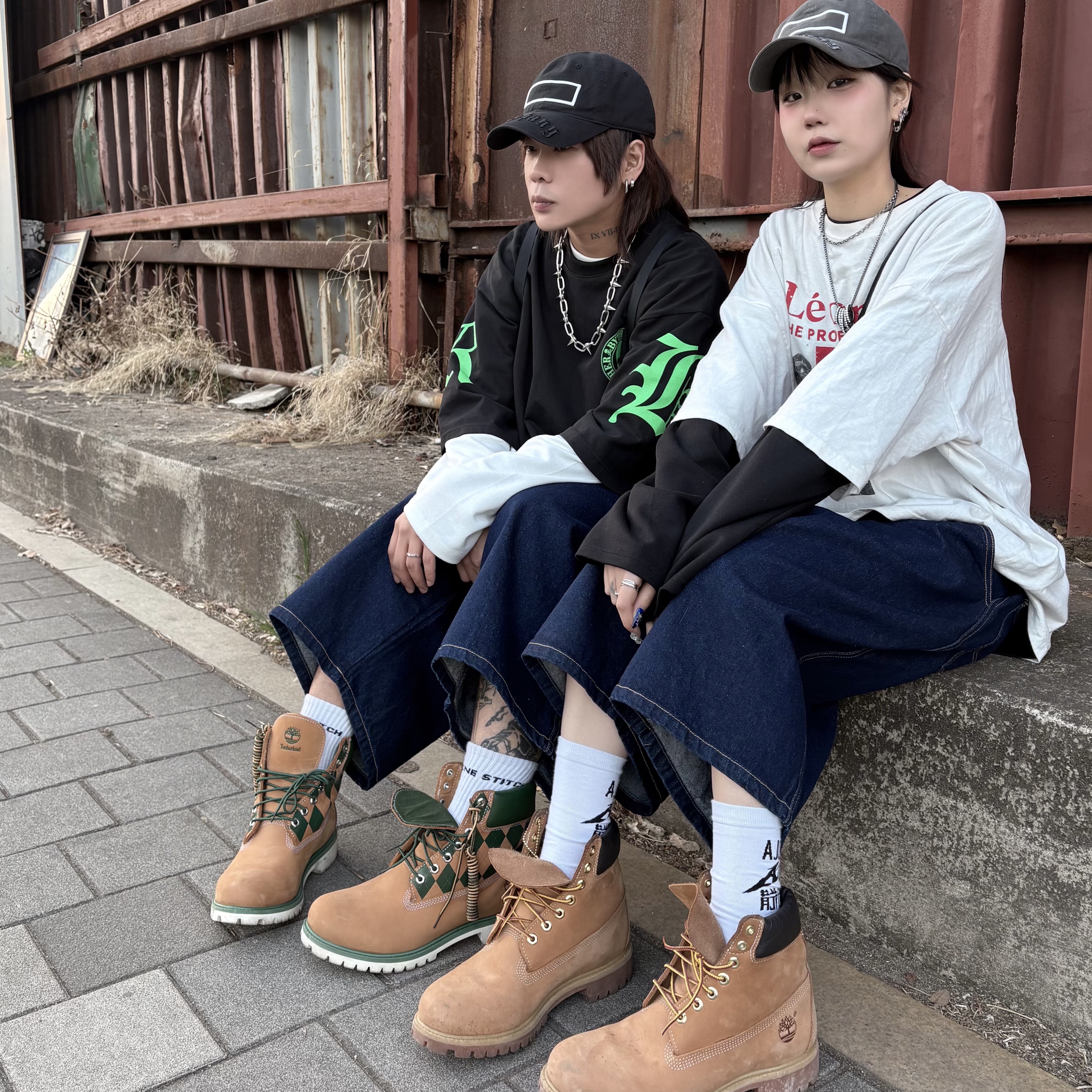 KASINA x Timberland 6 In Premium Vibram GTX Wheat, Timberland Premium 6 inch Waterproof Boot Wheat Nubuck - Wide 착용 스타일 - 1