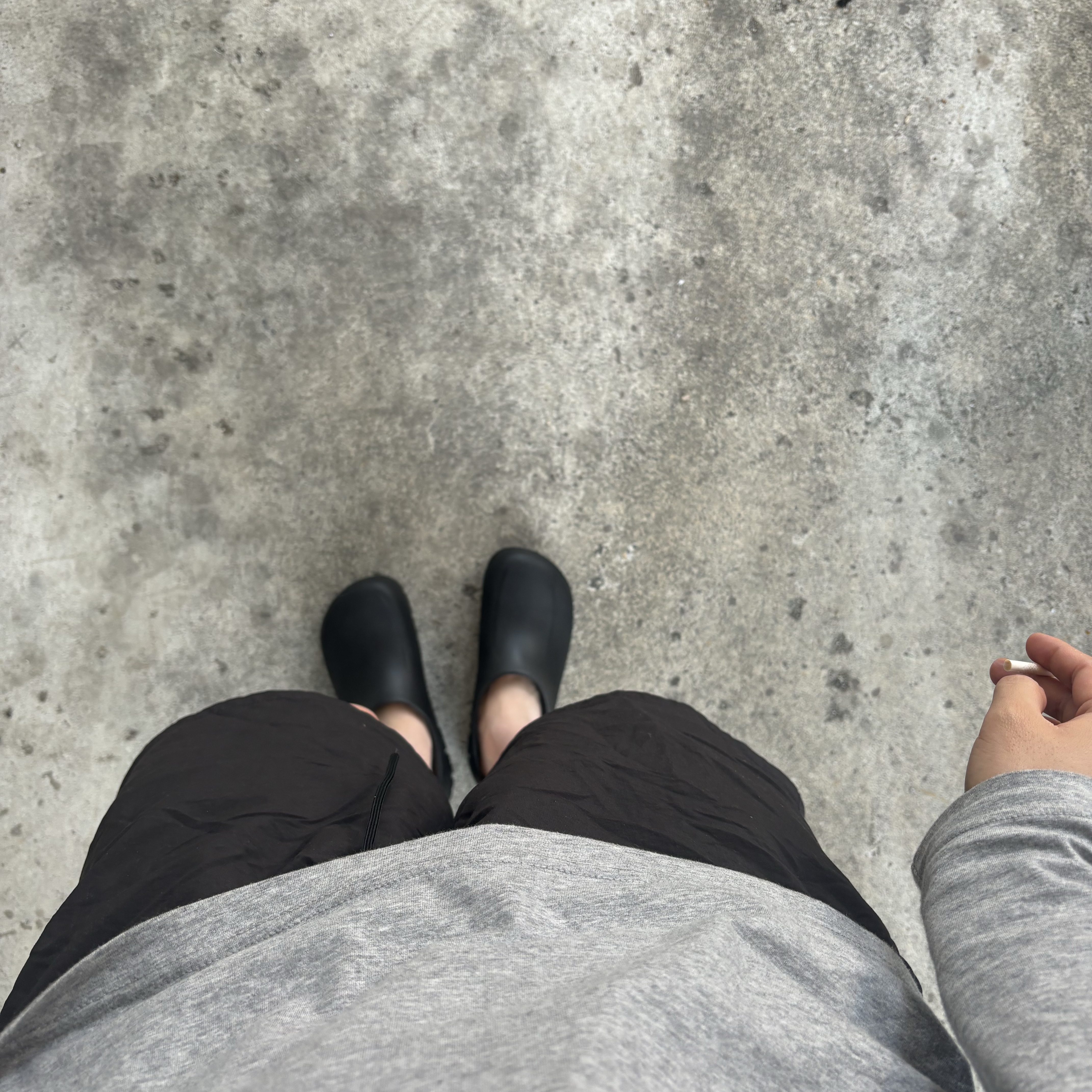 Birkenstock A640 Clog Black 착용 스타일