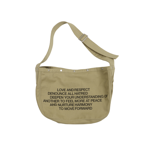 SE24SBG01BG Surface Edition Love Newspaper Bag Beige
