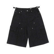 Haleine Carpenter Cargo Bermuda Shorts Black (VB205)