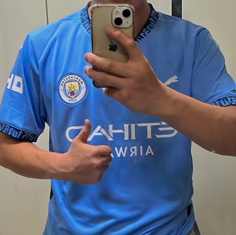 Puma Manchester City 2024/25 Home Jersey Team Light Blue (Non Marking Ver.) 착용 스타일