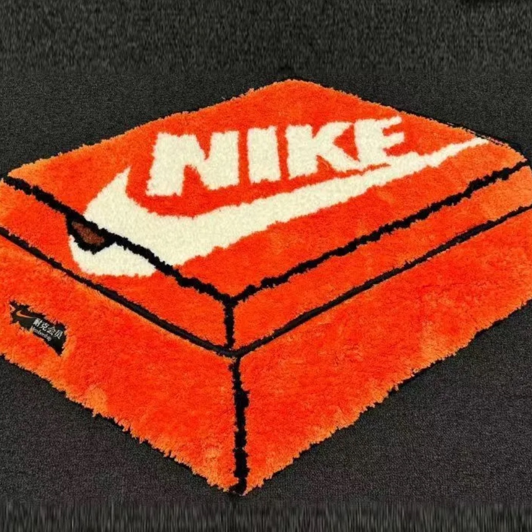 Nike Box Rugmat Orange 착용 스타일 - 1