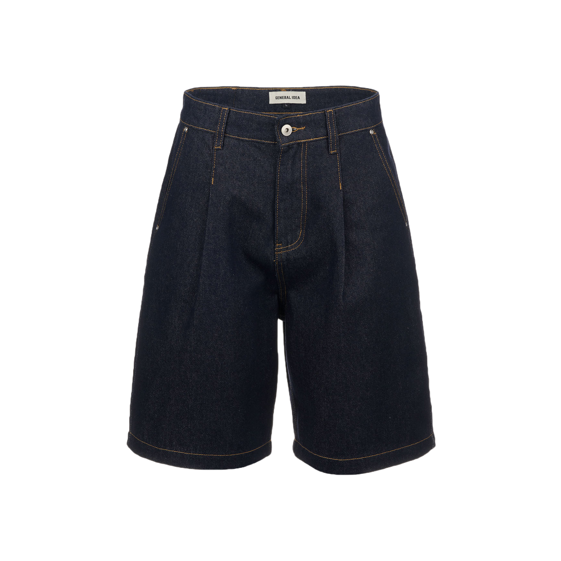 SBD1M11004BL General Idea Man One Tuck Non-Fade Denim Pants Blue