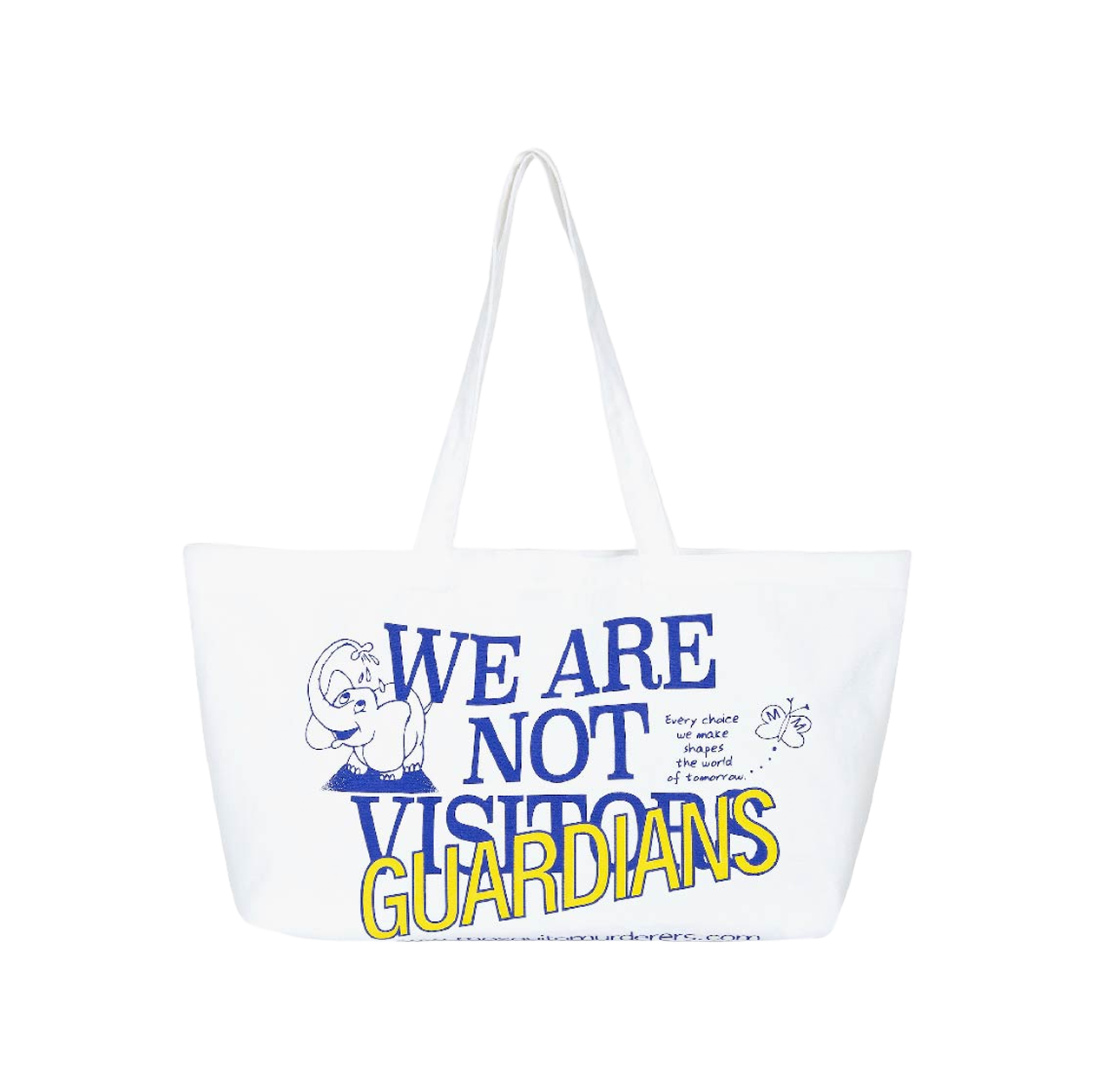 6285629 Mosquito Murderers M,M Tote Bag White