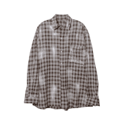 NON FLOOR Painter's Over Shirts Brown