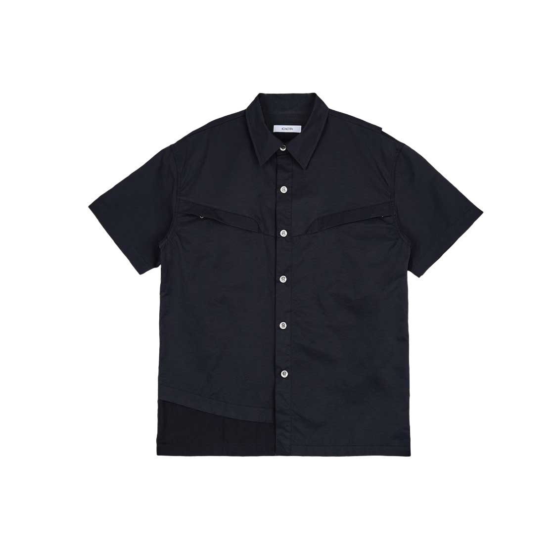 이그노타 코어:9 세일러 집 셔츠 블랙(Ignota Core:9 Sailor Zip Shirt Black)