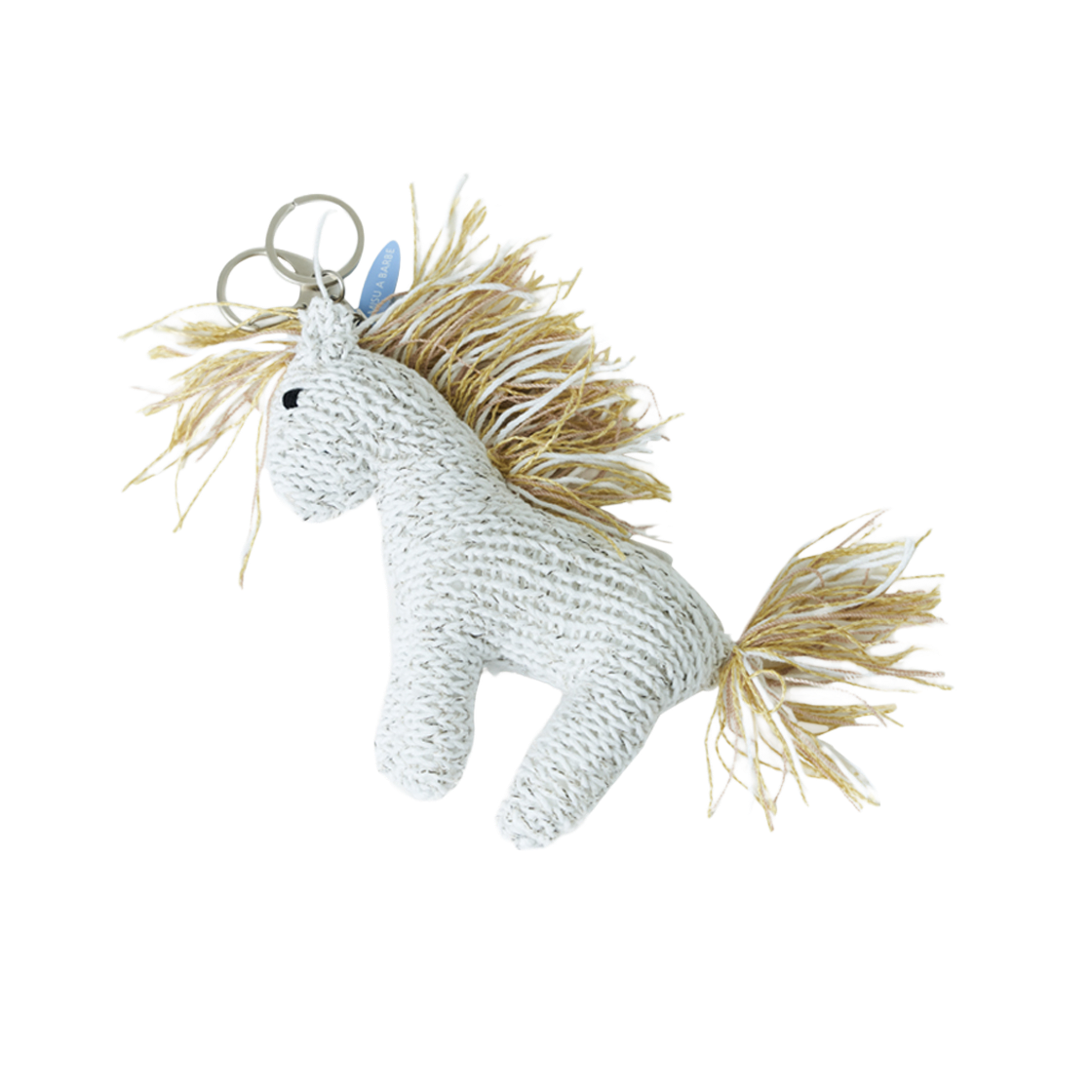 MSOTH24SS08WH Misu A Barbe Empony Keyring White