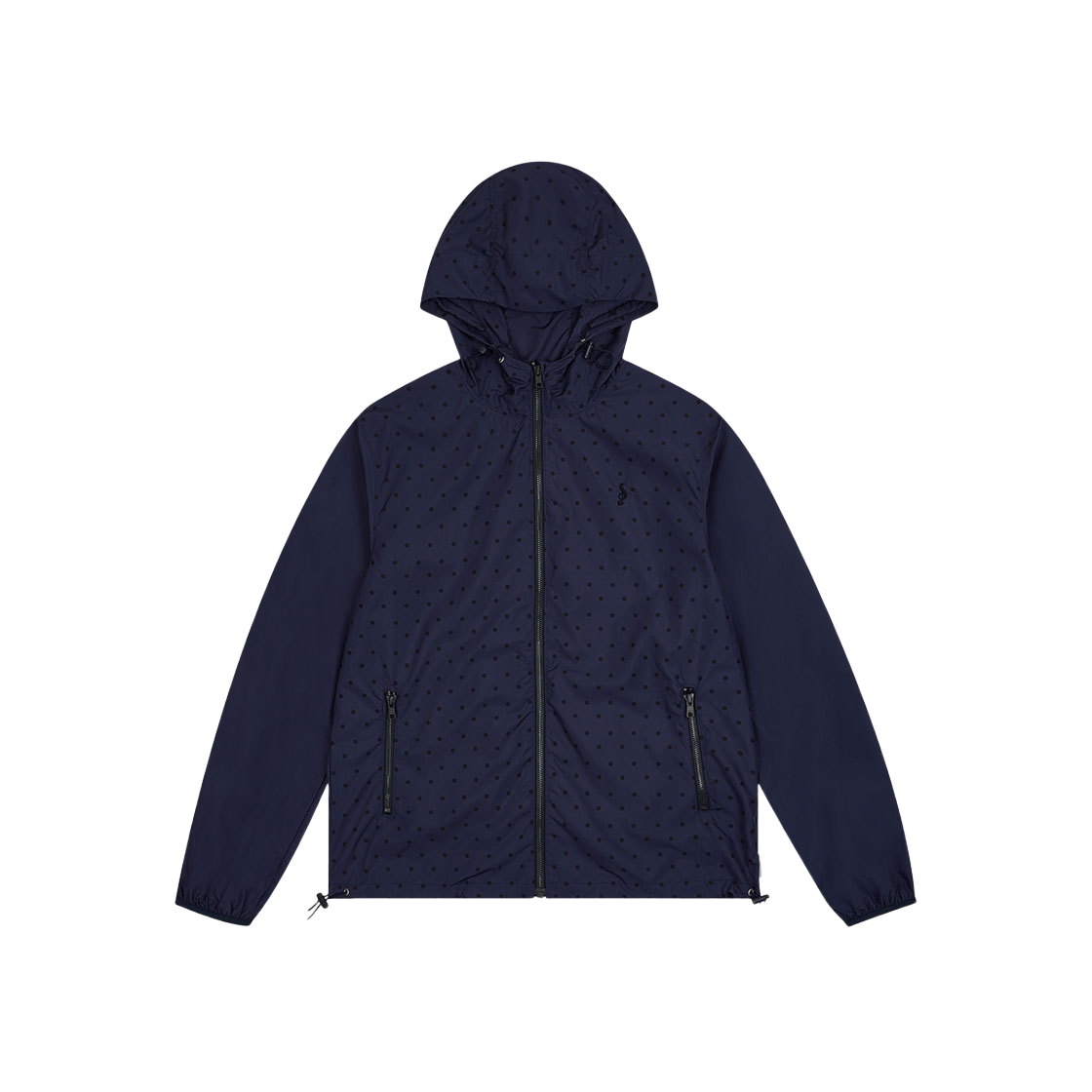 saf00265 Safarispot S Clef Dot Windbreaker Navy