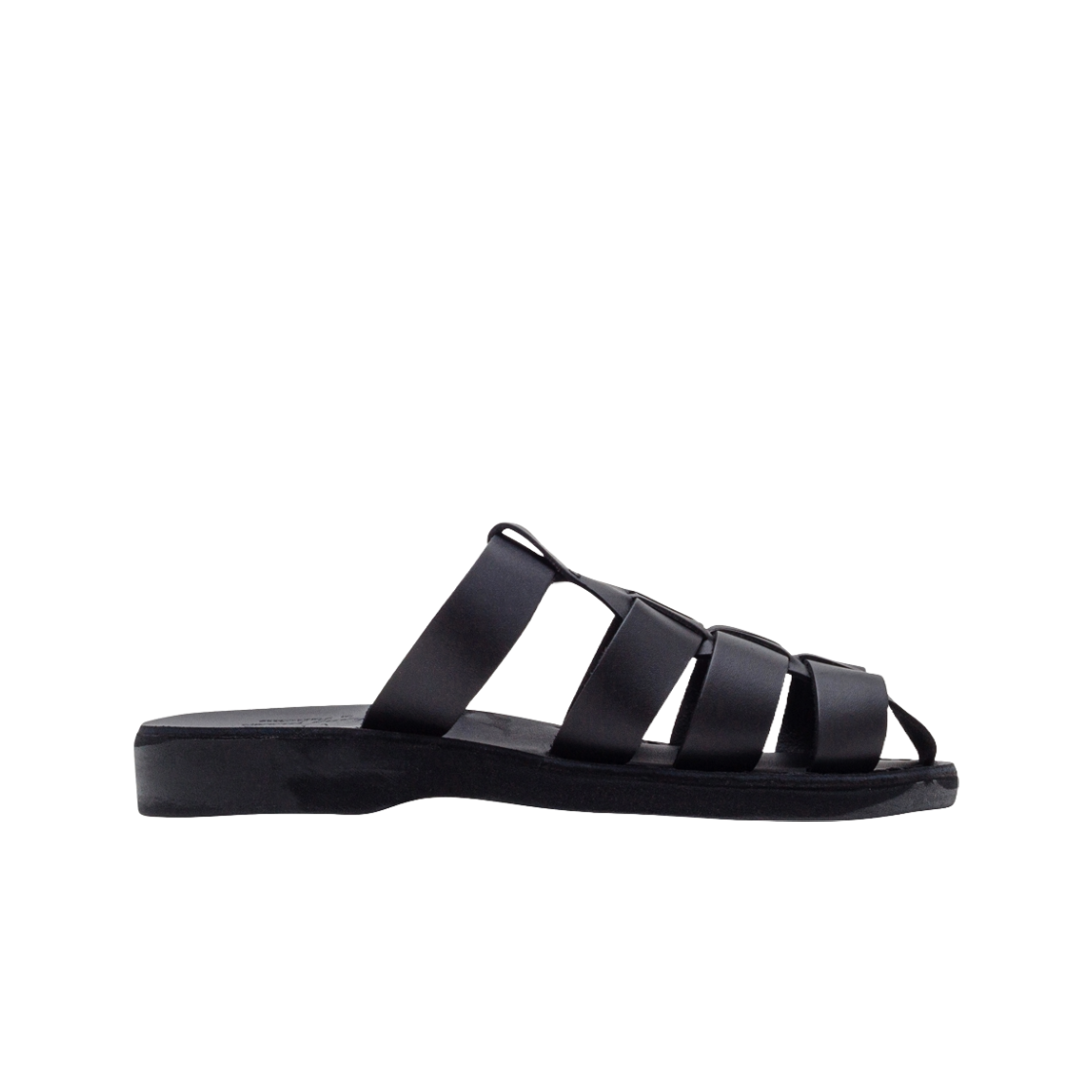 예루살렘 샌들 1063 미카엘 슬라이드 블랙