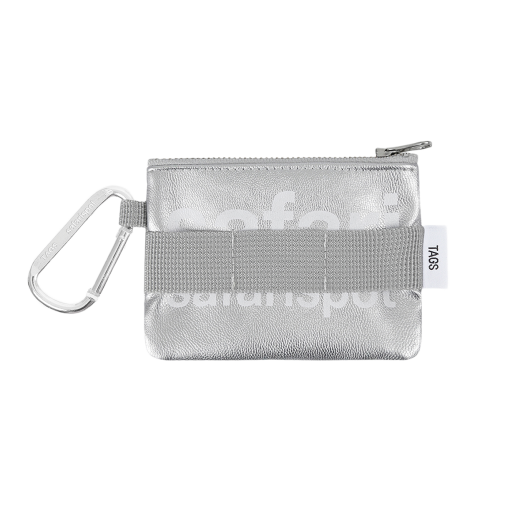 saf00311 [KREAM 단독] Safarispot Basic Safari Keyring Card Wallet Sliver